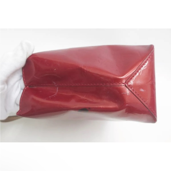 LOUIS VUITTON Reade PM Red Vernis Mini Bag Handbag - Picture 8 of 16